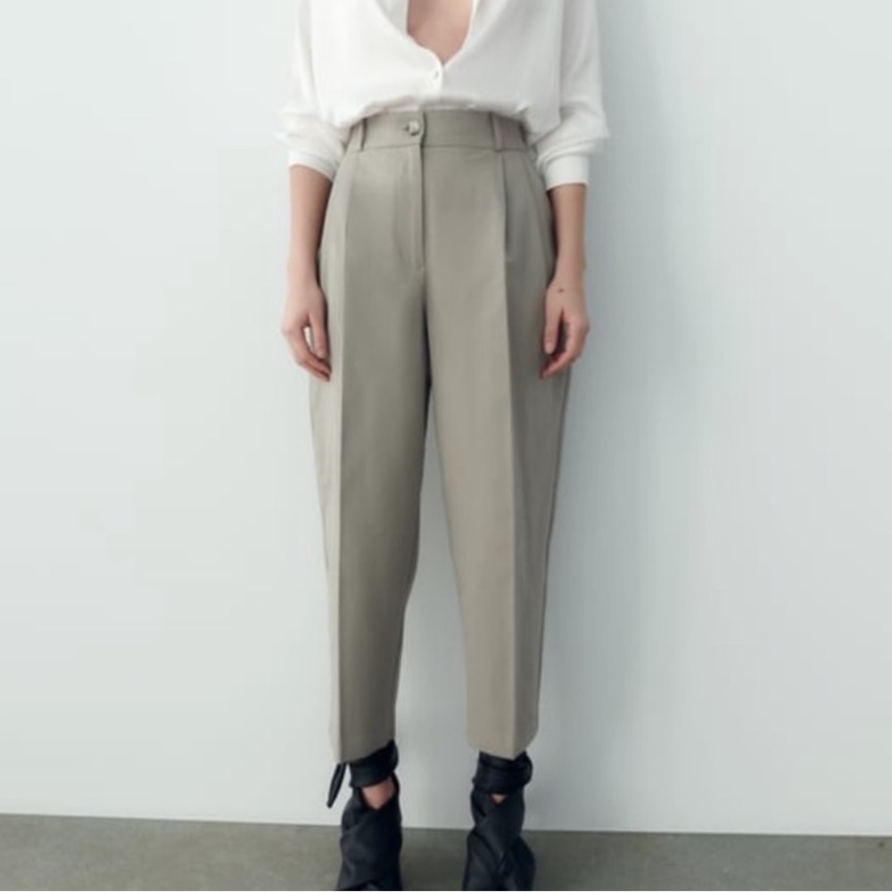 High waist trouser
